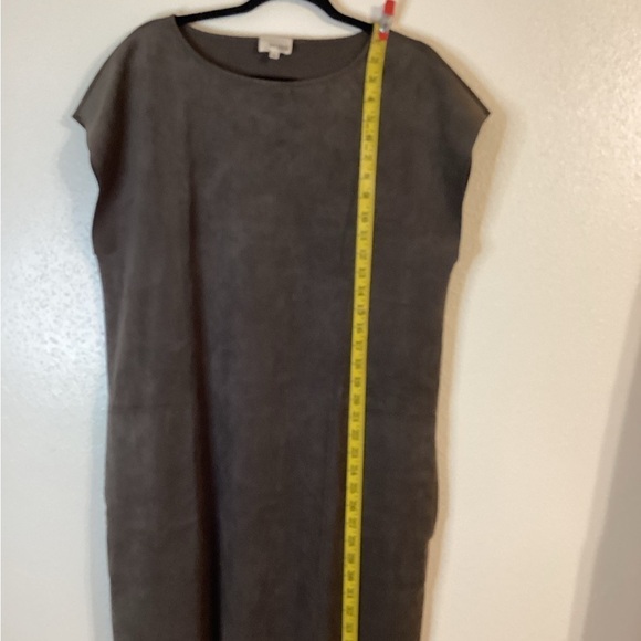 Aritzia Wilfred Free Nori Shift Suede Dress Size Large - Picture 7 of 10